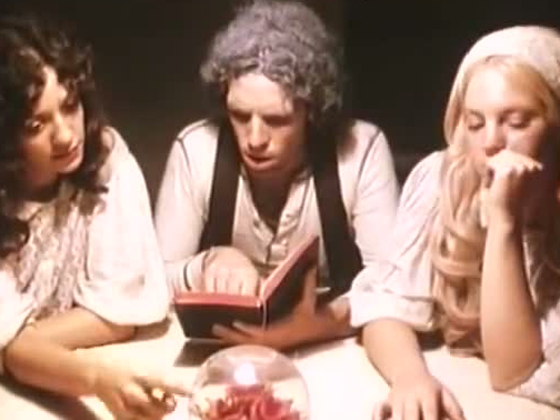 Two kinky whores fuck unconscious man in filthy retro porn clip